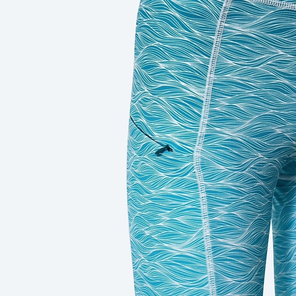 Costa Del Mar Coastal Performance Printed Leggings Size M - Picture 3 of 6